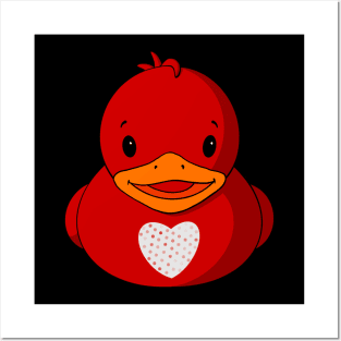 Valentine Rubber Duck Posters and Art